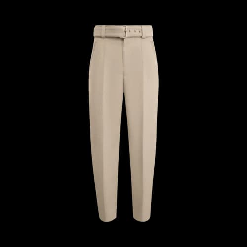 Bottega Veneta Belted Trousers 'Beige Melange'