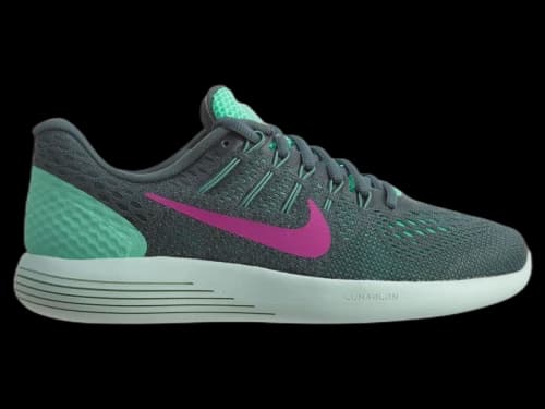 Nike Lunarglide 8 Green Glow Fire Pink (Women's)