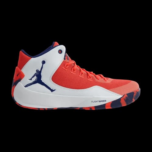 Jordan Rising High 2 Infra Red/Deep Royal Blue