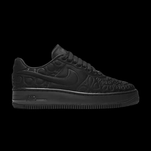 Nike Air Force 1 Upstep SE 'Triple Black' (Women's)