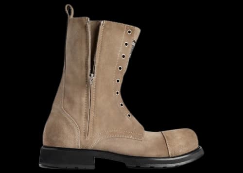 Balenciaga Truck Lace-Up Boot Worn-Out Sand