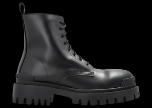 Balenciaga Combat Strike Boot Black