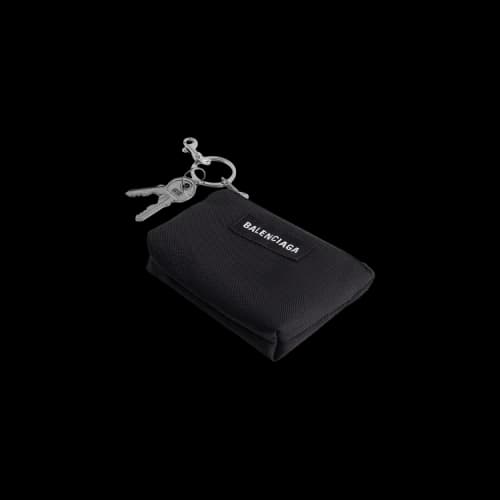 Balenciaga Charm Zipped Pouch 'Black'