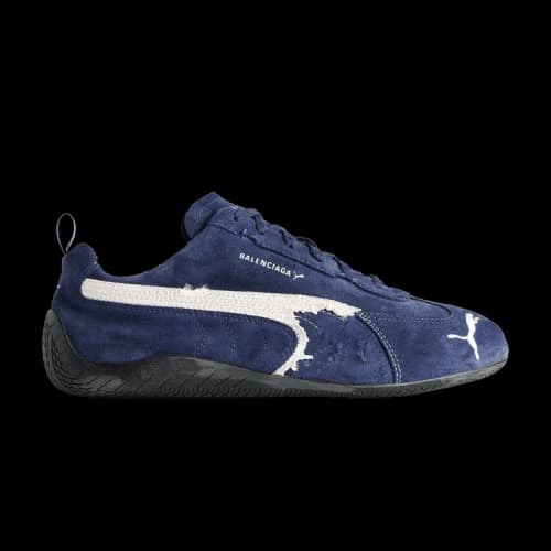 Balenciaga x Speedcat Suede 'Navy White'
