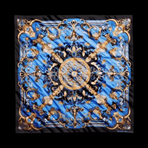 Balenciaga AI Scarf 'Royal Gold'