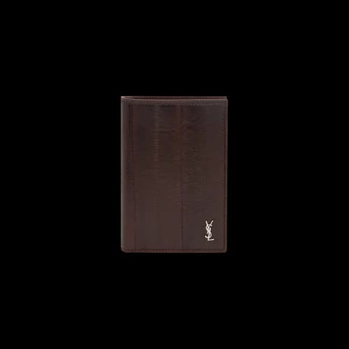 Saint Laurent Credit Card Wallet 'Scotch Brown'