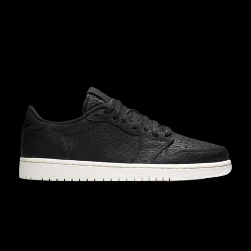 Air Jordan 1 Retro Low Swooshless 'Black' 2025