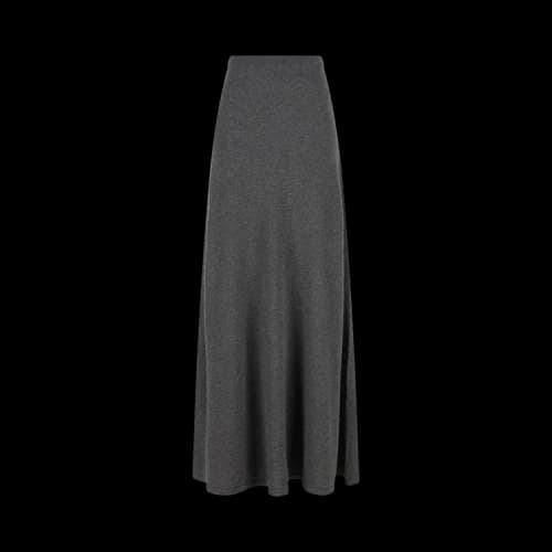 Balenciaga Maxi Skirt 'Dark Heather Grey'