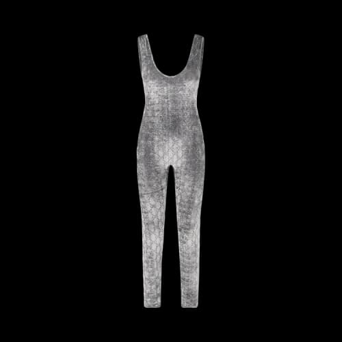 Gucci Pomiamide Chenille Jumpsuit 'Grey/Mix'