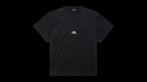 Balenciaga 3B Sports Icon Oversized T-Shirt Black/White