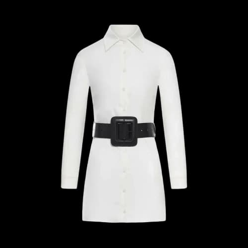 Balenciaga Mini Shirt Dress 'White'