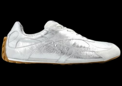 Bottega Veneta Orbit Flash Metallic Silver
