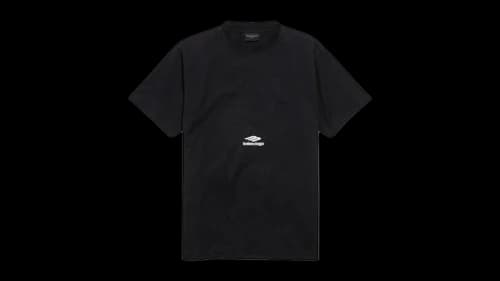 Balenciaga Women's 3B Sports Icon T-Shirt Washed Black