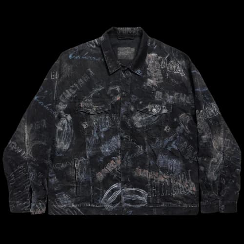 Balenciaga Oversized Jacket 'Black Fade Out'