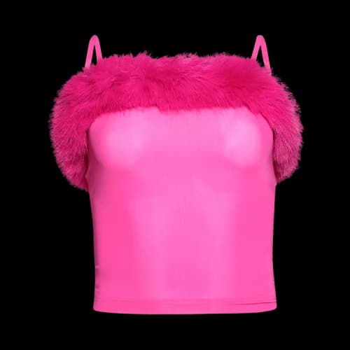 Balenciaga Strap Top 'Fluo Pink'