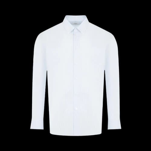 Saint Laurent Chemise Classic Fit 'Craie/Bleu'