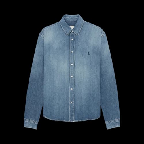 Saint Laurent Colorado Shirt Cassa 'Horizon Blue'