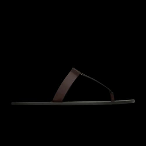 Saint Laurent Babylone Slide 'Dark Brown'