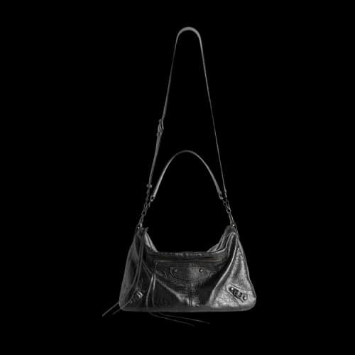 Balenciaga Le City Moto Medium Bag Black