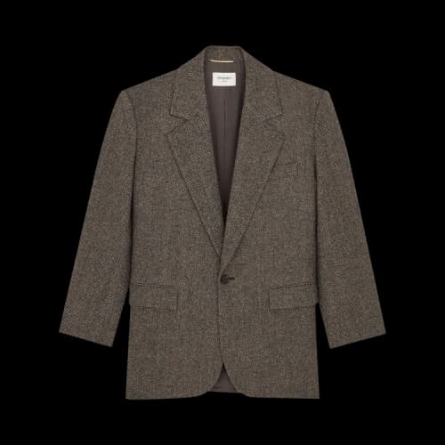 Saint Laurent Veste 'Brown'