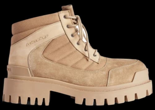 Balenciaga Combat Strike Low Boot Sand