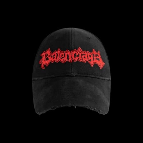 Balenciaga Cap 'Faded Black'
