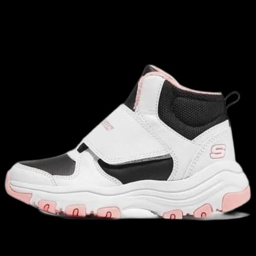 (GS) Skechers I-Conik Boots 'White Black Pink'