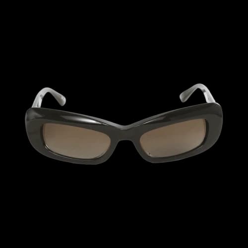 Balenciaga Diva Rectangle Sunglasses 'Dark Chocolate Brown'