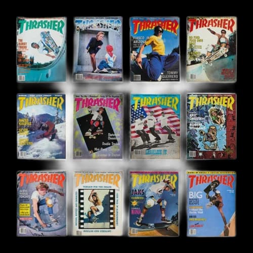 Vintage Thrasher Magazine 1988 Issue (Complete Set)