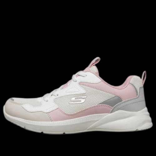 Skechers Ex-Pansive Sports Shoes White/Grey/Pink (Women's)