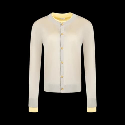 Bottega Veneta Cardigan 'Pearl Grey/Sherbert'