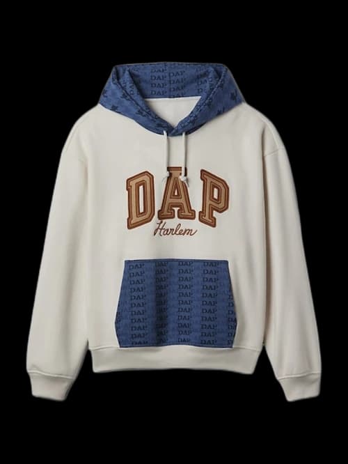 Gap x DAP Colorblock Logo Hoodie Carls Stone
