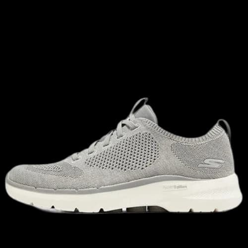 Skechers Go Walk 6 Shoes 'Grey Cream White'