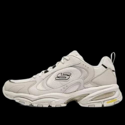 Skechers D'lites Shoes 'Beige White'