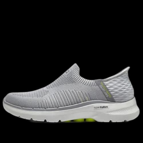Skechers Go Walk 6 'Grey Yellow'