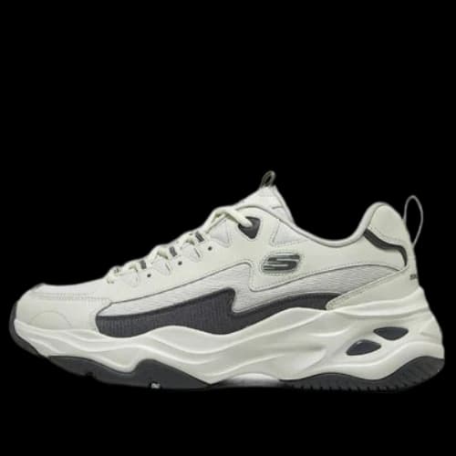 Skechers D'Lites 4.0 Shoes 'White Grey'