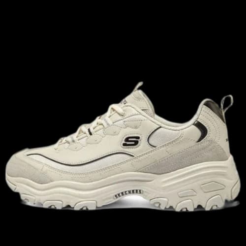 Skechers D'lites 1.0 Marathon Running Shoes 'Beige Black'