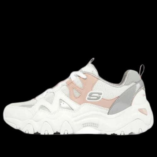 Skechers D'Lites 2.0 'White Pink Gray' (Women's)