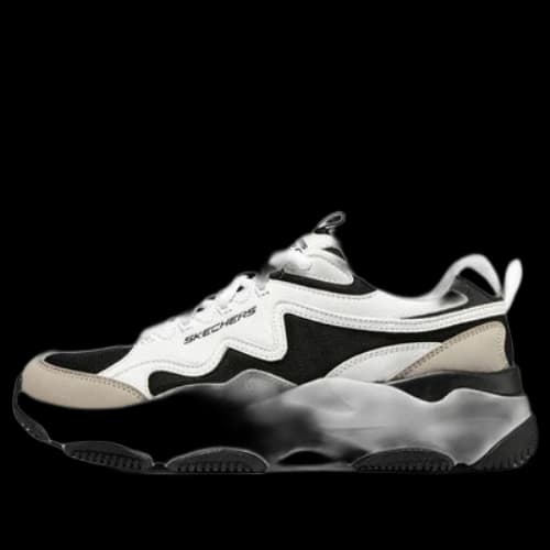 Skechers Lander S Shoes 'White Black Beige' (Women's)