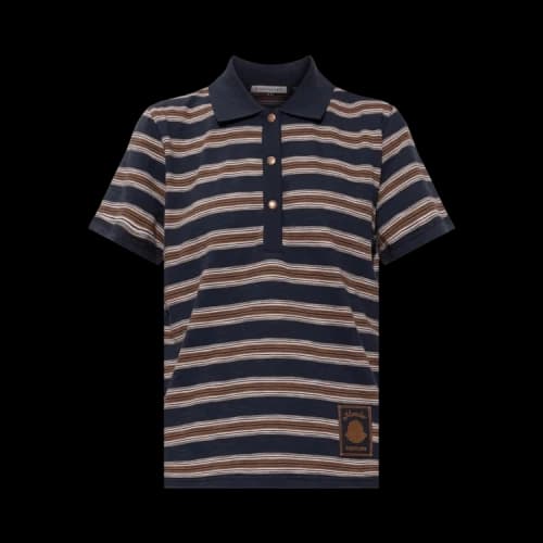 Moncler Short-Sleeve Polo 'Blue'