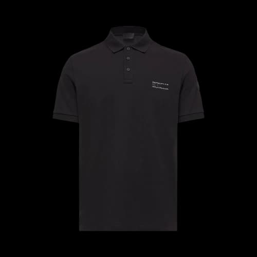 Moncler Short-Sleeve Polo 'Black'