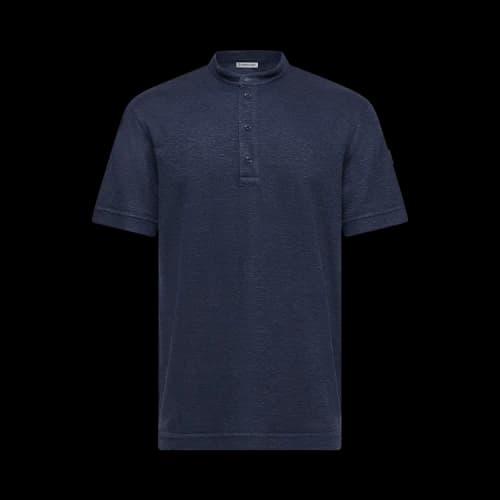 Moncler Short-Sleeve Polo 'Navy'