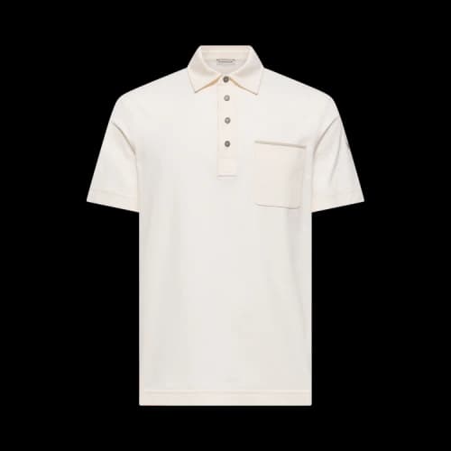 Moncler Short-Sleeve Polo 'Cream'