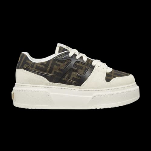 Fendi Match Platform 'FF Motif - White Brown' (Women's)