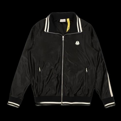Moncler Genius x Palm Angels Polyester Track Jacket 'Black'