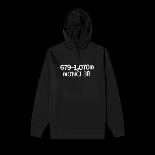 Moncler Genius Maglia Hoodie 'Black'