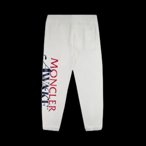 Moncler Genius x Awake NY Logo Print Sweatpants 'White'