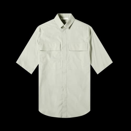 Fear of God Exclusively For Ermenegildo Zegna Oversized Short-Sleeve Shirt 'London Fog'
