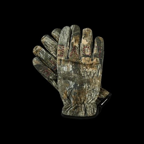 Paly Hollywood Love Hate Leather Gloves 'Camo'