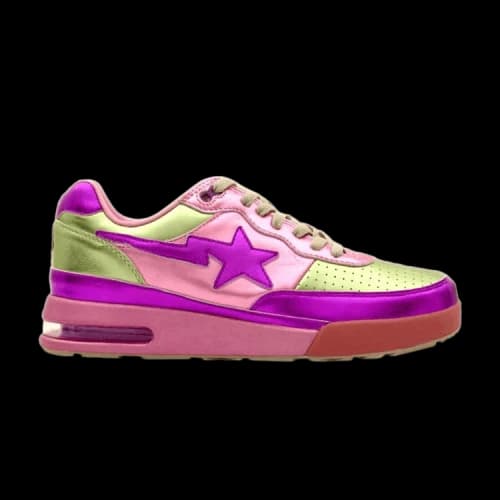 BAPE Pharrell x Roadsta FS-034 Low 'Purple Green'
